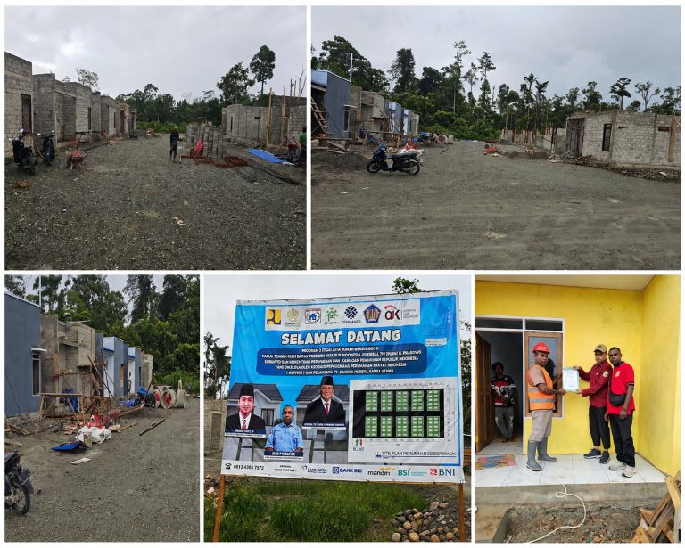 DISTRIK MIMIKA BARU DUKUNG PROGRAM NASIONAL 3 JUTA RUMAH, SERAHKAN REKOMENDASI PBG UNTUK PEMBANGUNAN 100 UNIT RUMAH MBR BERSUBSIDI