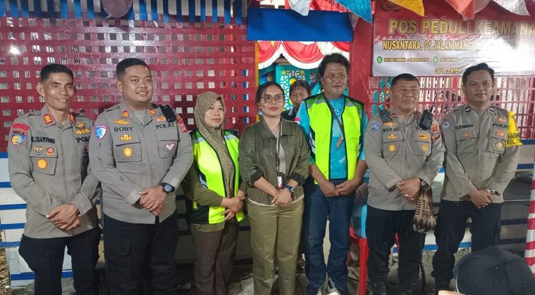 Kolaborasi Distrik Mimika Baru, Polsek Miru dan Warga Perkuat Keamanan Lingkungan melalui Pos Peka