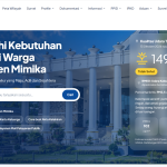 Pemerintah Kabupaten Mimika meluncurkan pembaruan portal web resmi